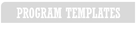 Program Templates