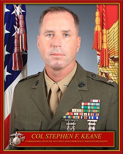 Colonel Stephen F. Keane, SES Commanding Officer
